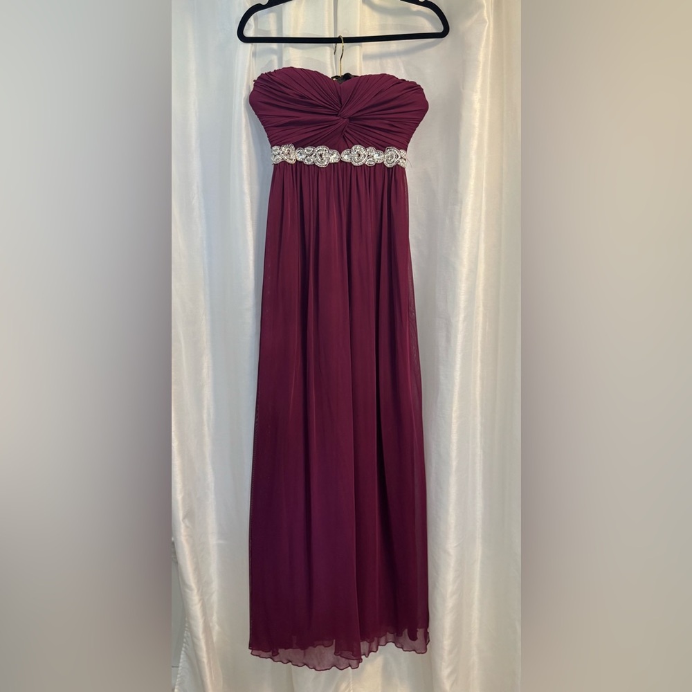 City Studio Deep Purple Maxi Skirt